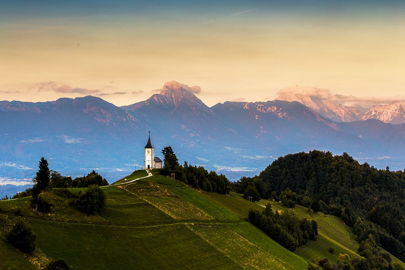 Slovenia's St Primoz church