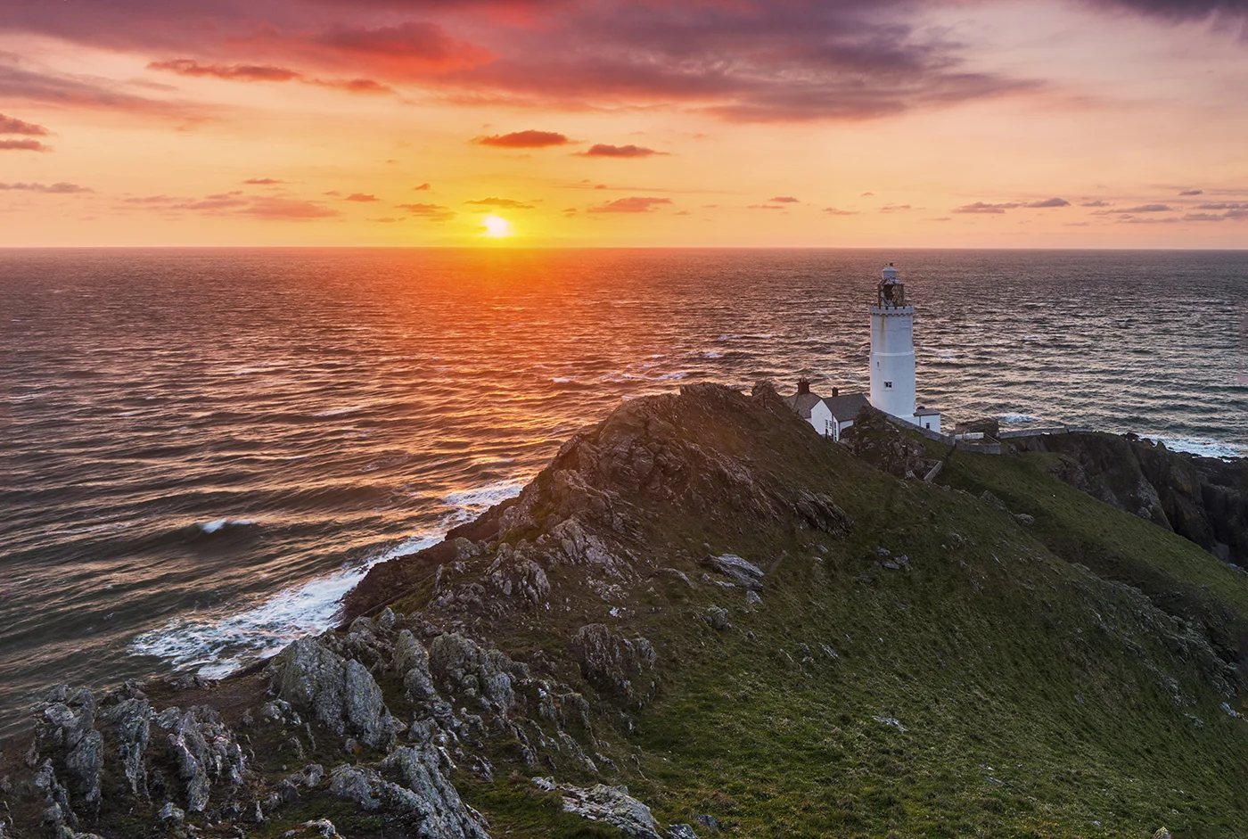 Start Point Lighthouse during Sunrise