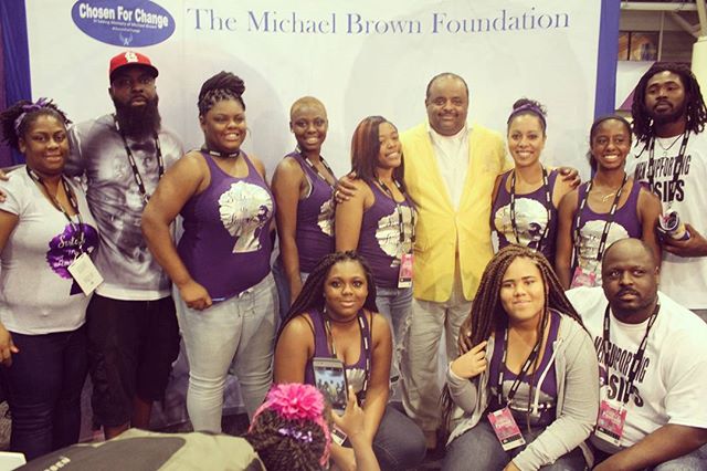 We are a force together working for #CHANGE! Shout out to @rolandsmartin for sharing his time and a photo with us. We are so proud of our SIPS for representing to the fullest! @chosenforchange &amp; @sistersinpurpose_stl are so grateful for our 1st t