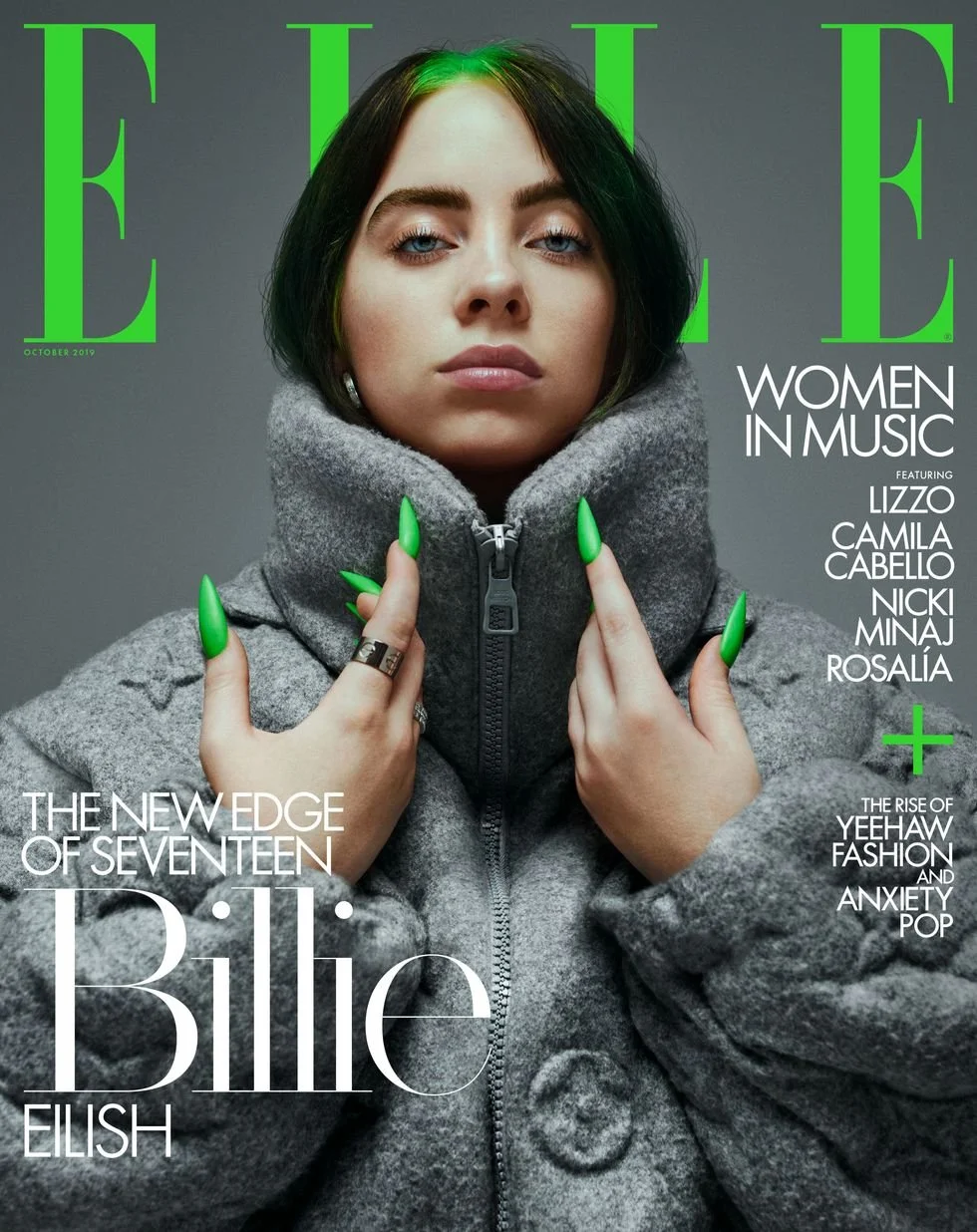 ELLE MAGAZINE X BILLIE EILISH BY YVAN FABING