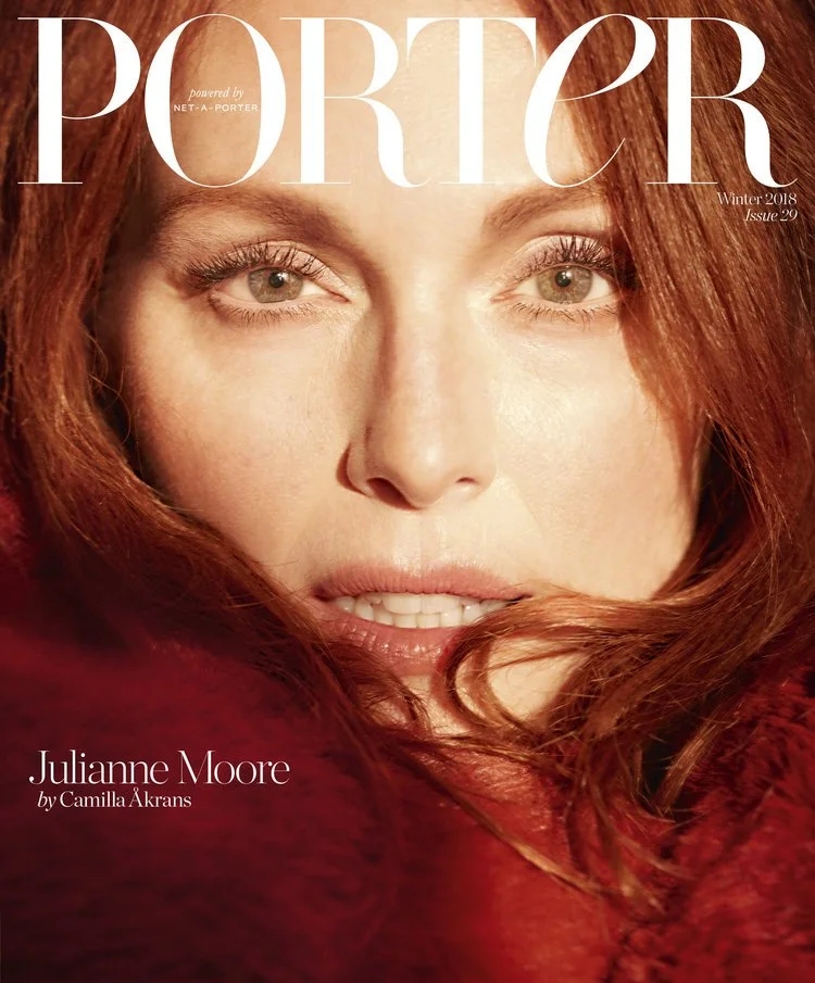 PORTER MAGAZINE X JULIANNE MOORE BY CAMILLA AKRANS