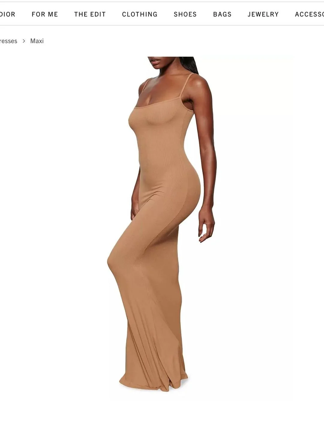 Tan Stretchy Dress (Copy)