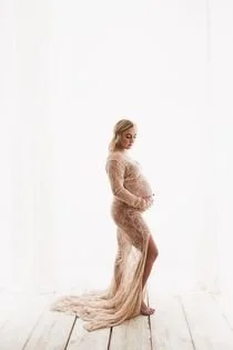 Pink Peach Lace Dress (Copy)