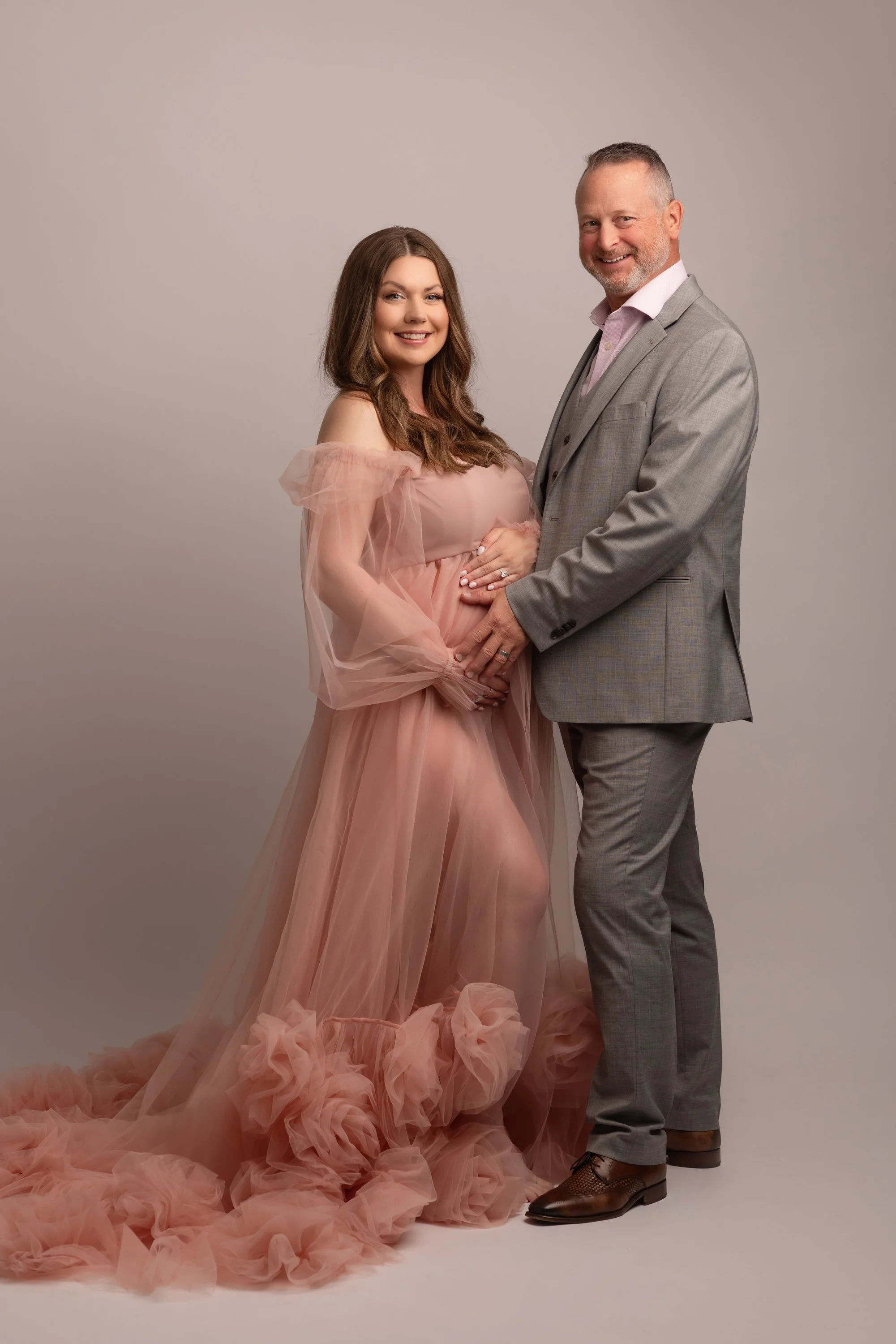 Pink Roses Tulle Gown ( NEW 2026 )