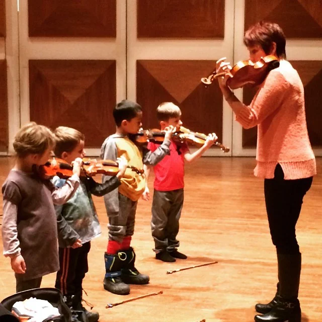 Laurier String Academy master class with Dr. Brenda Brenner, December 2016