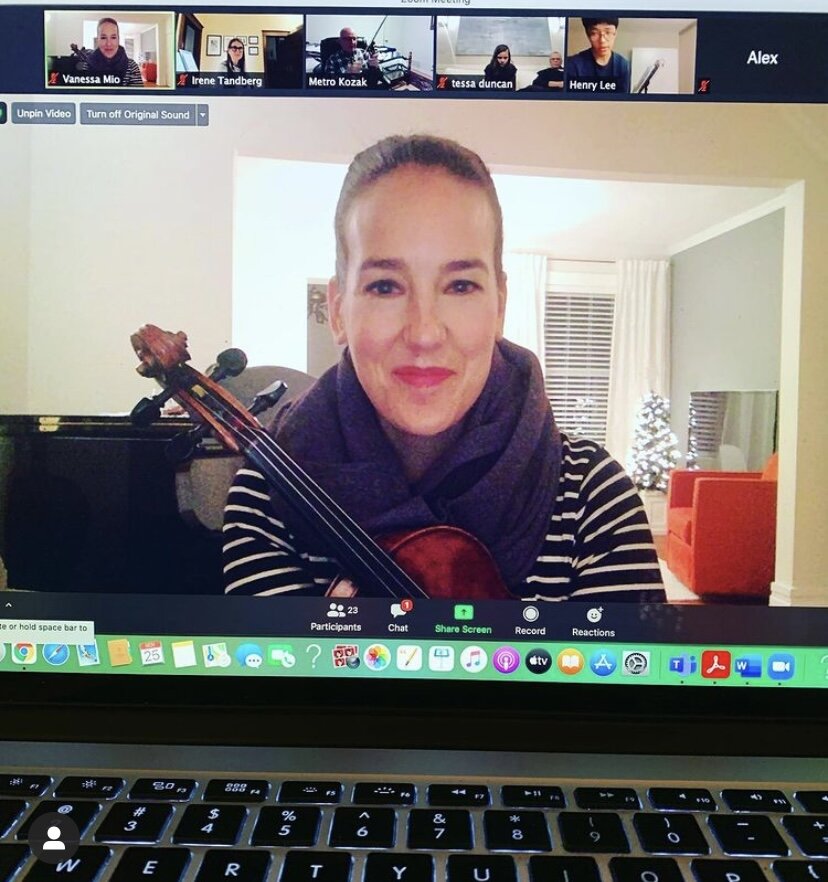  Virtual Master Class with Young Artists Pre-College Academy (London, Ontario); November 2020 