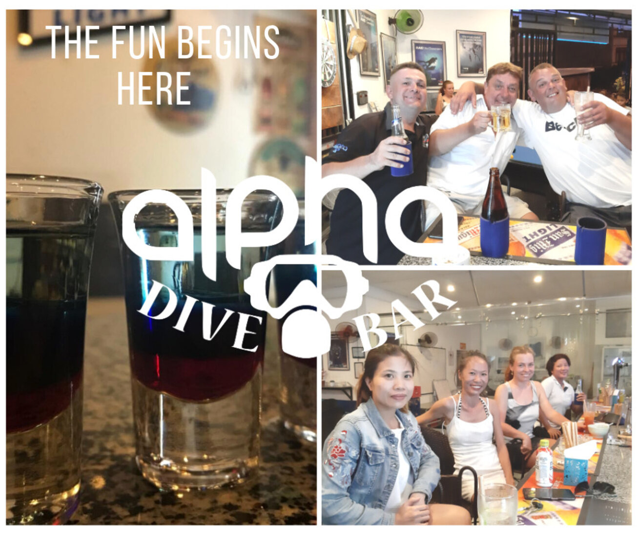 Come and join us at Alpha dive bar #fun #nhatrang #vietnam #beer #shot #divealphavietnam #divealphabar #ilovealphadivebar