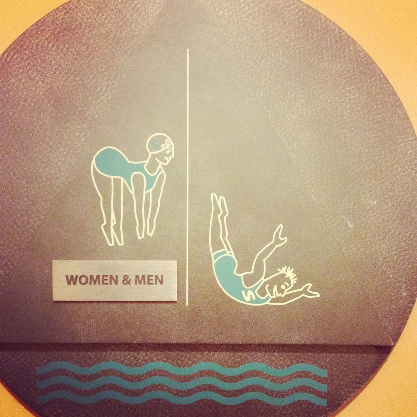  If someone were to ask me the difference between women and men, I'd say it's obviously how they enter water. 