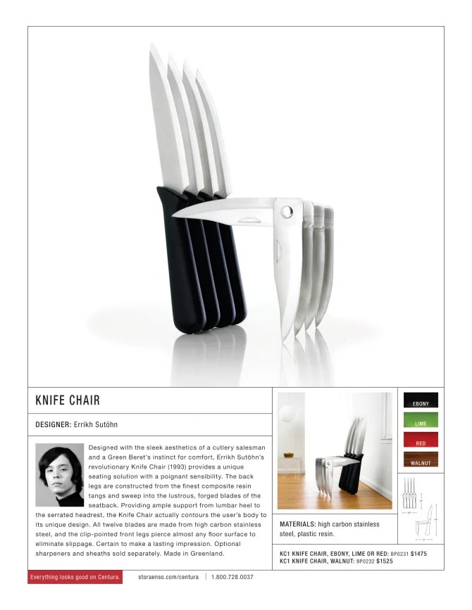 print. Tagline: Everything looks good on Centura.