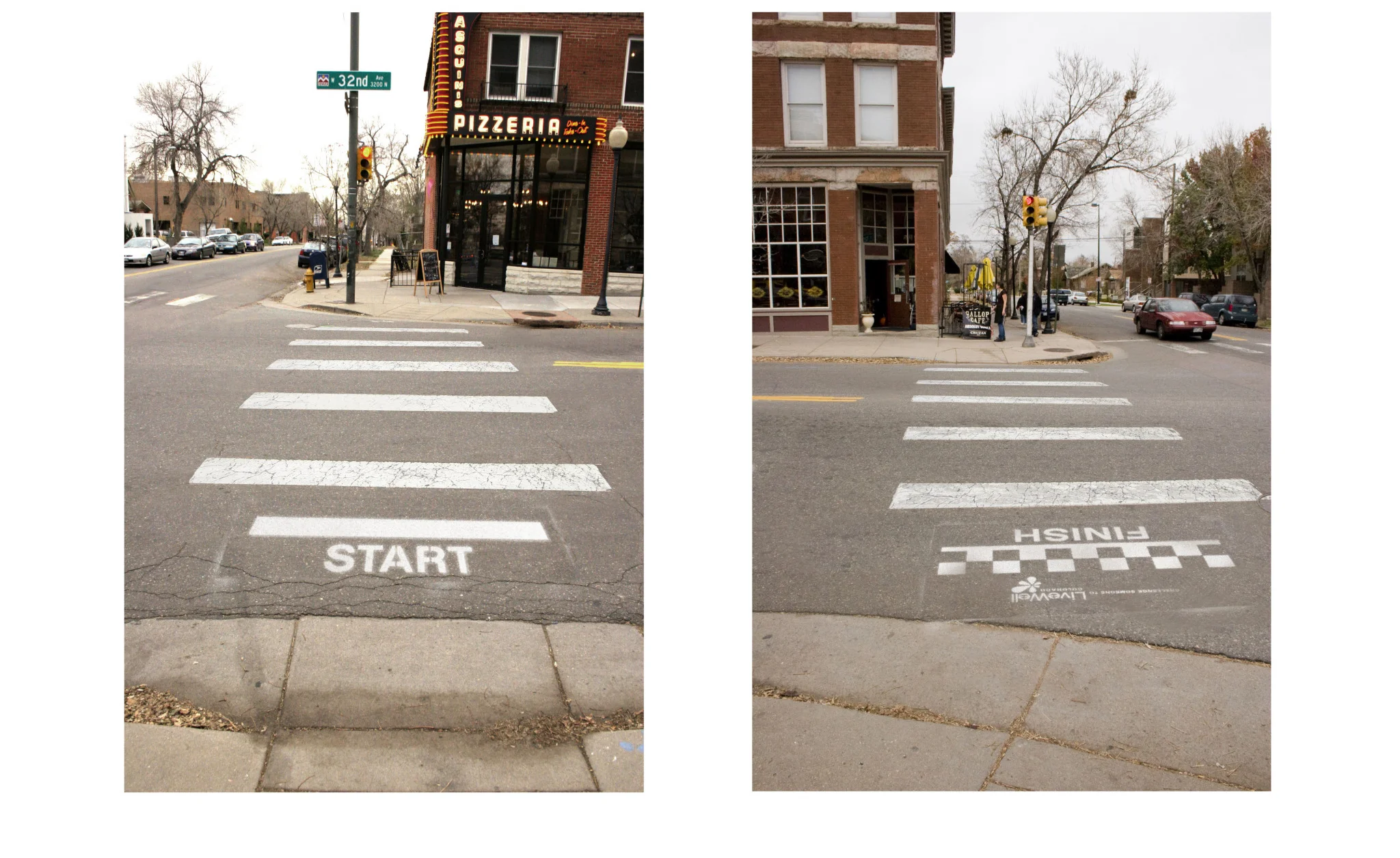 STENCIL COPY: START / FINISH / Challenge someone to LiveWell