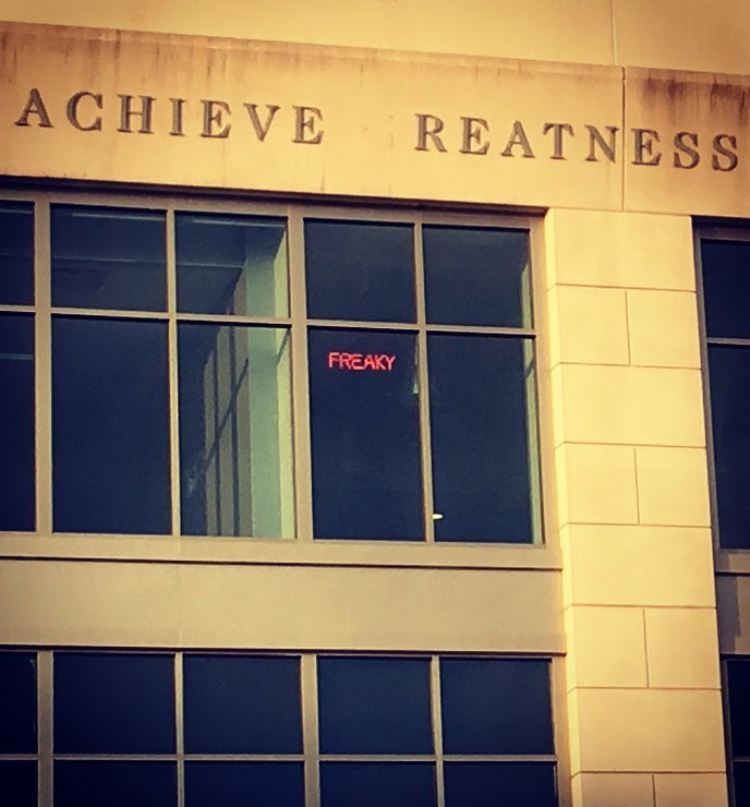 Achieve freaky reatness, indeed.