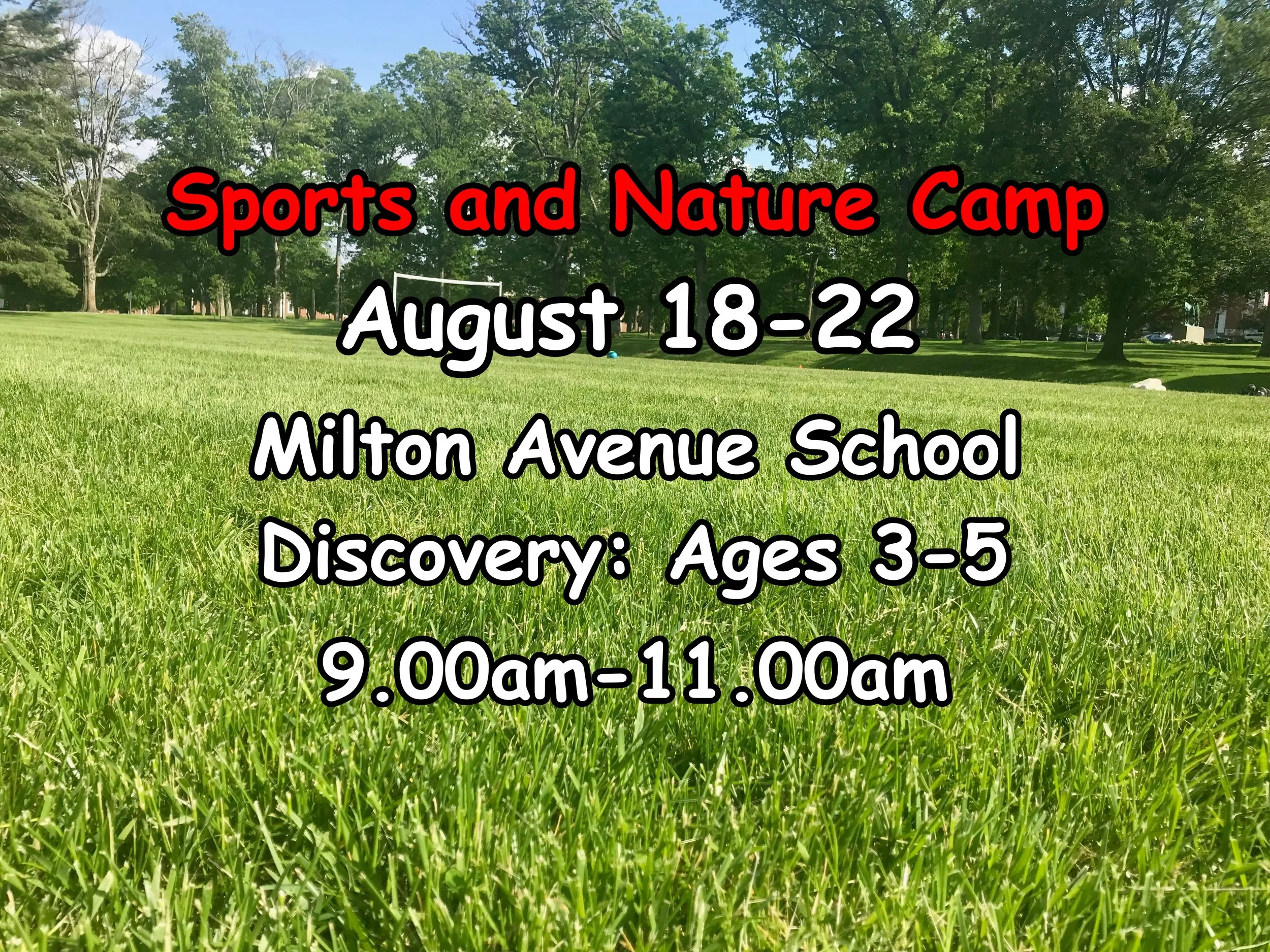 Aug 18-22: S & N Summer 2025 Camp Discovery