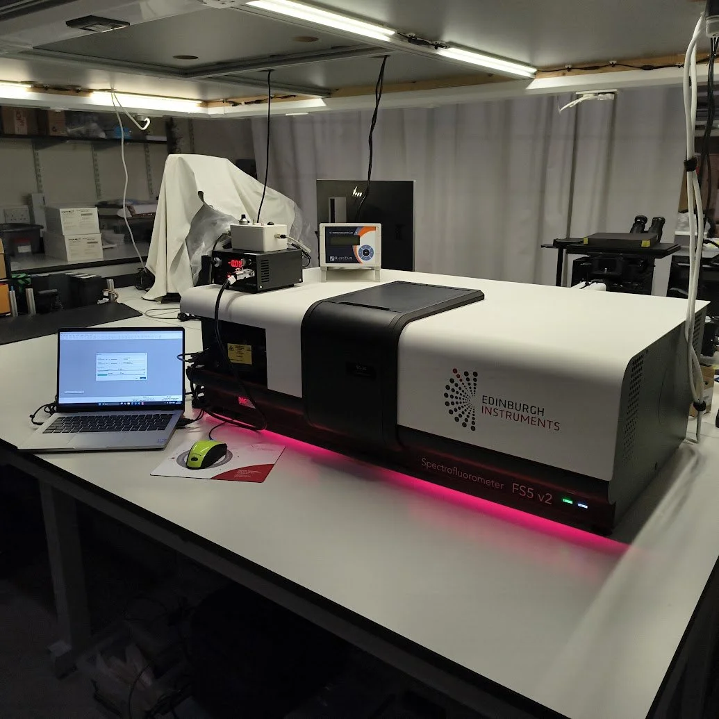 New high-performance upconversion spectrometer - the only instrument of its kind in the UK