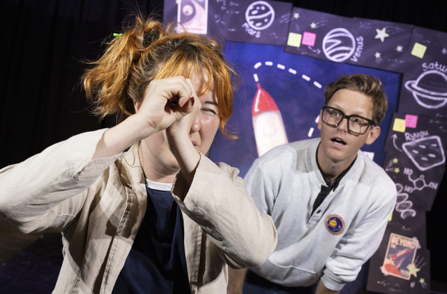 Lewis helps develop 'Mission Outer Space': a play for primary school children by theatre charity Cap-A-Pie