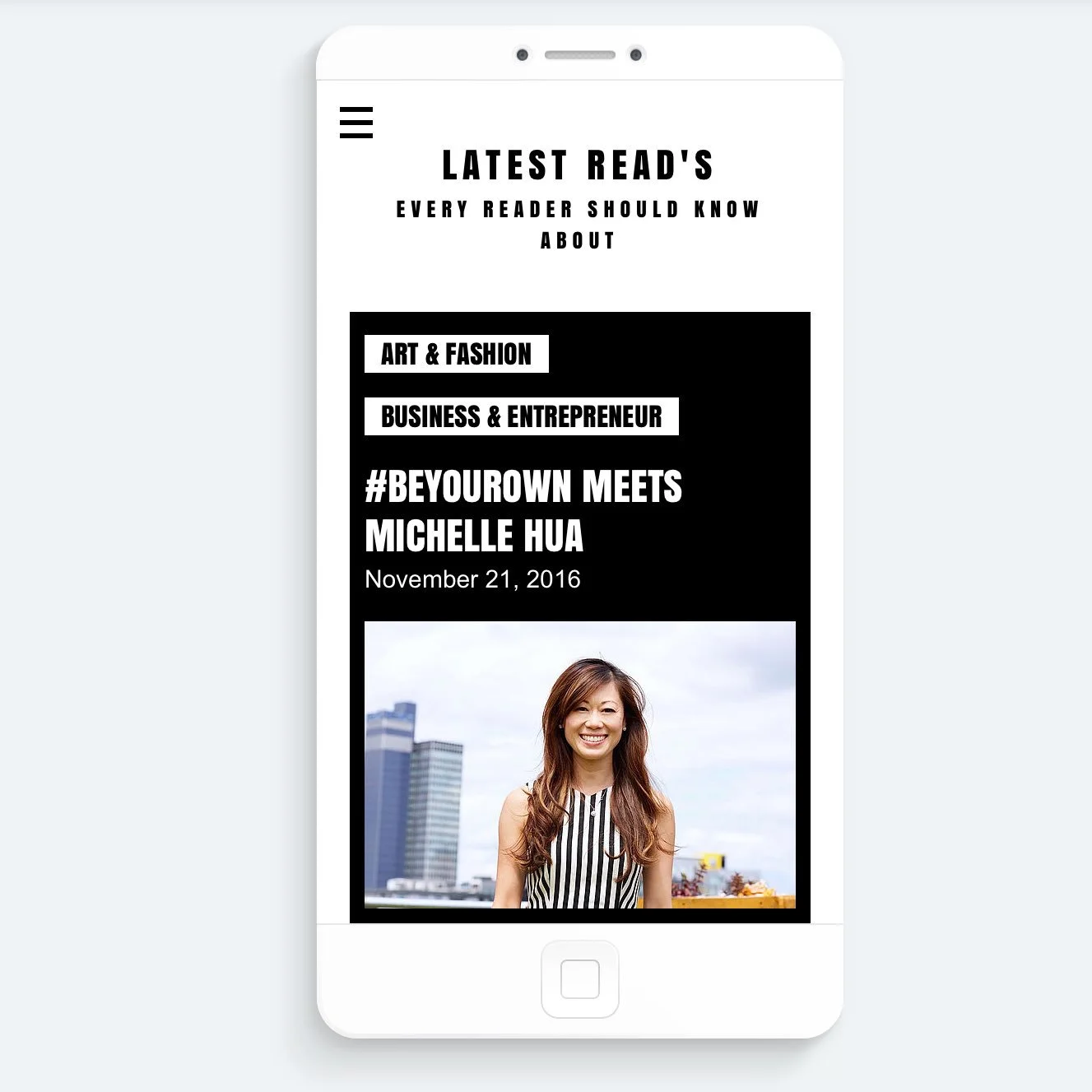 #BEYOUROWN Interviews Michelle Hua