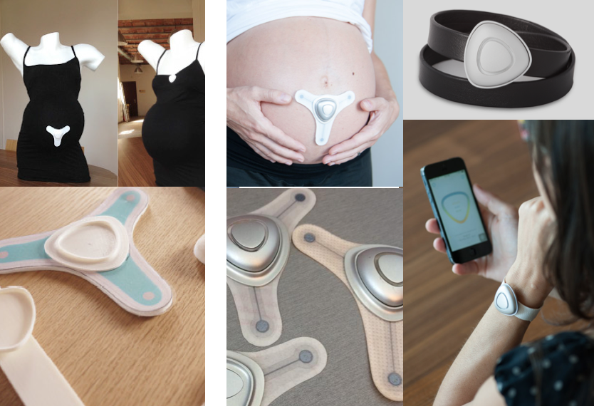 Zinc Lab collaborated with Bloom team to design a wearable system including the sensor, mobile application and branding (photo credits: Zinc Lab)