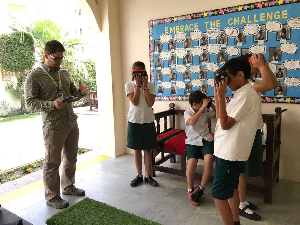 Students at Nadeen School Bahrain immersed in VR lessons with Google Expeditions
