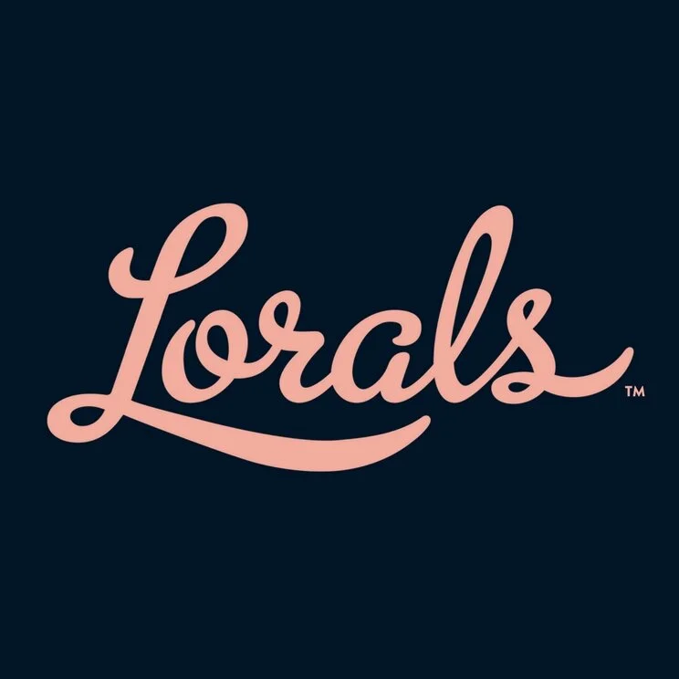 Lorals Peach Logo Navy Background.jpg
