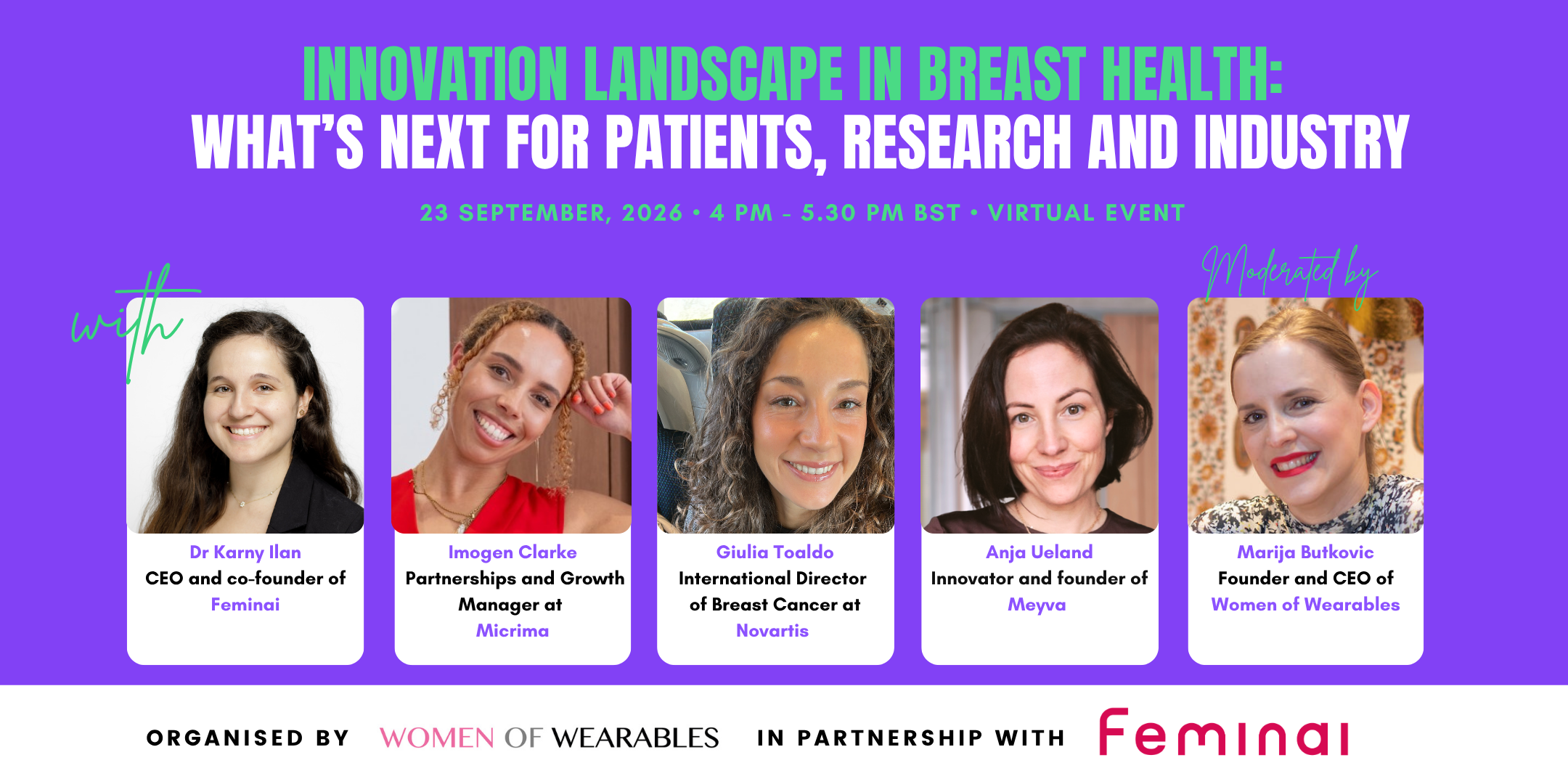 Innovation Landscape in Breast Health: What's Next for Patients, Research and Industry