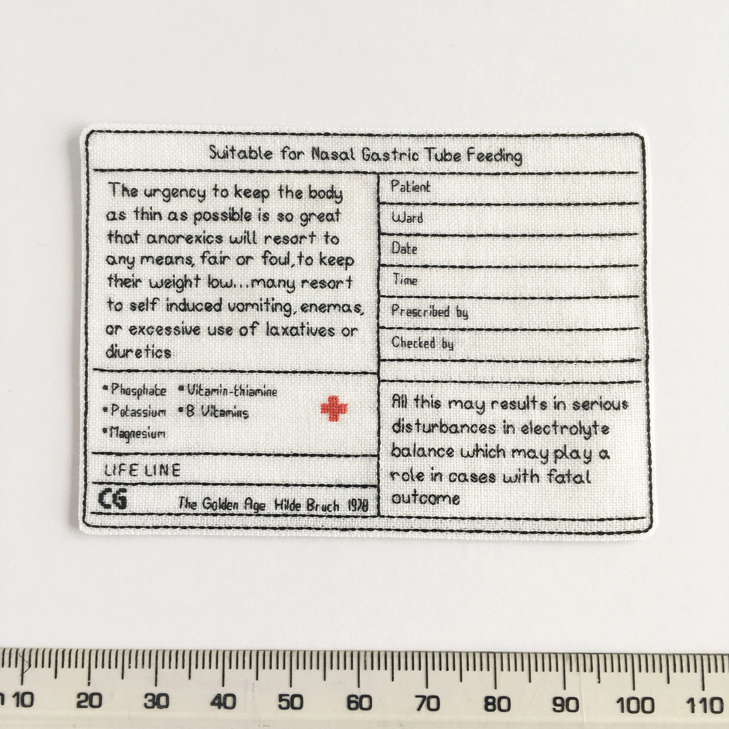 Label for drip bag