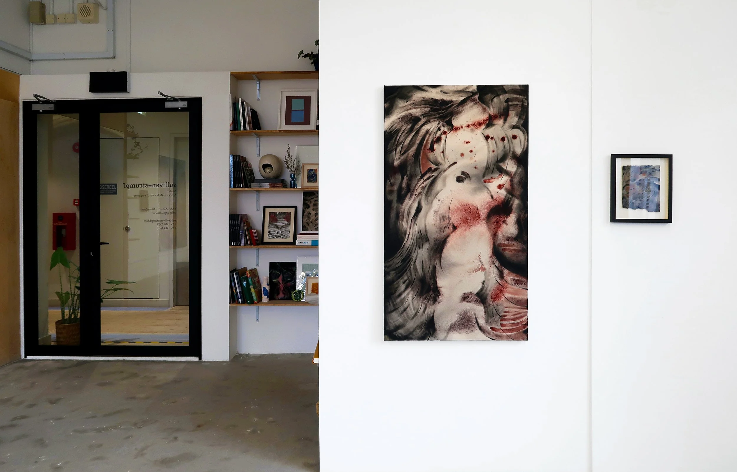 Installation shot of Rite of Passage, at Sullivan Strumpf Studio Singapore.