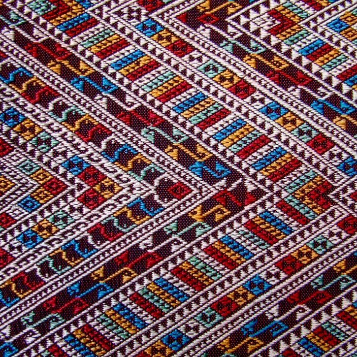 Intricate design from Ock Pop Tok, Laos. #partisancreative #handmade #handcrafted #artisan #artisantextiles #ockpoptok #silkweaving #textiledesign #woventextiles #handweaving #pattern #laotextiles #laostyle
