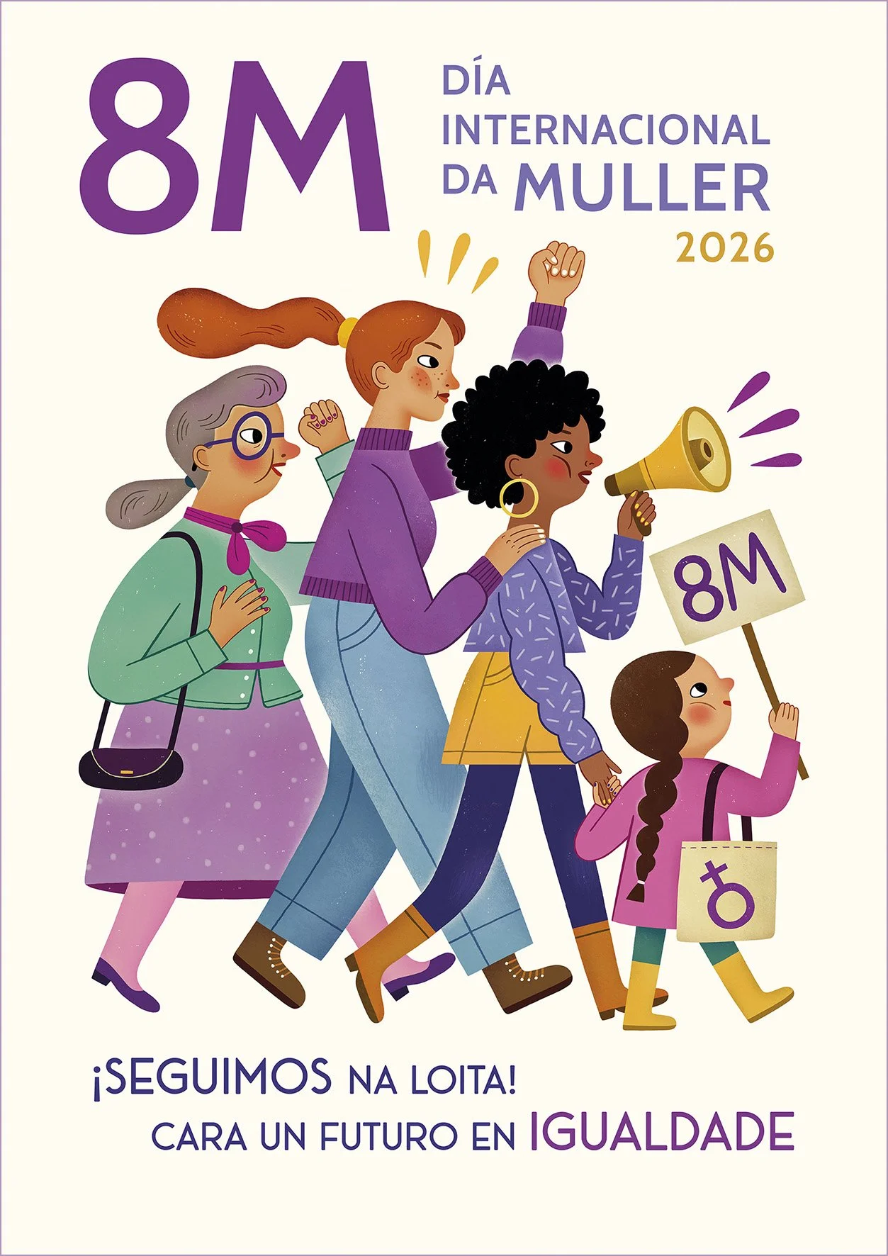 First Prize : March 8th Poster Contest 2026, Cedeira