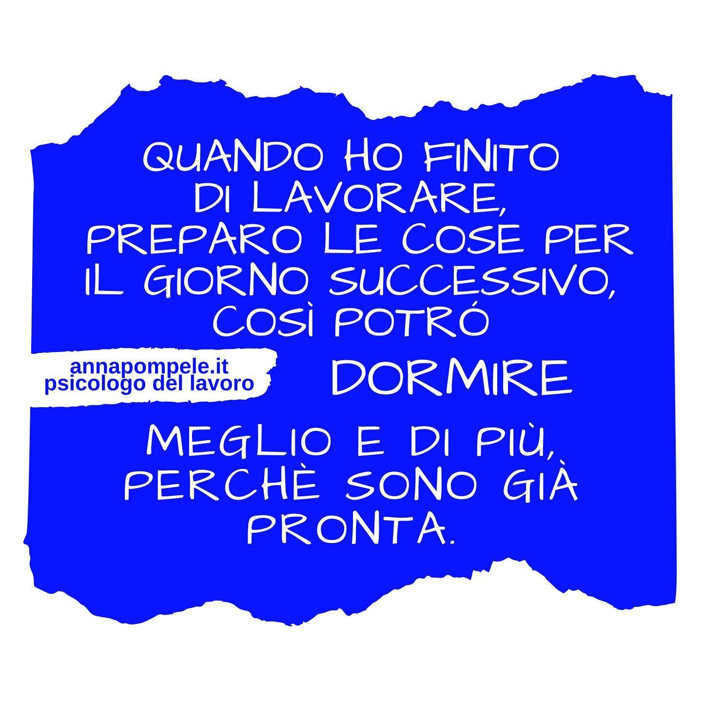 Mi piace essere preparata e, farlo il giorno prima, mi aiuta a rilassarmi prima di un incontro importante.
.
Buon lunedì!!
.
www.annapompele.it
.
#benessereprofessionale #lavoraremeglio #psicologodellavoro #counselor #buongiorno #motivation #frasede