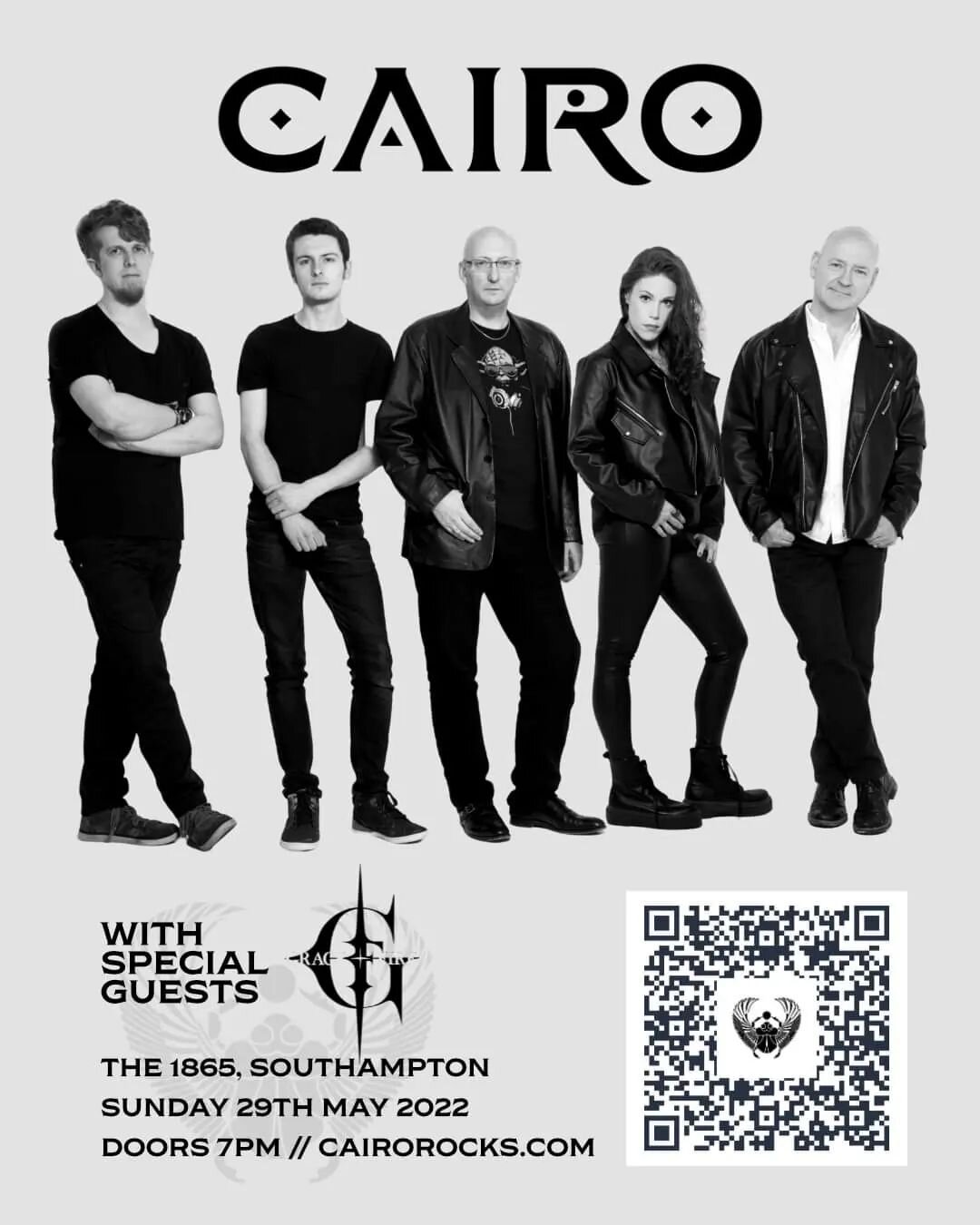 Double trouble on the 29th of May!

I'm supporting my own band at The 1865 in Southampton! Grab your tickets now using the QR code!