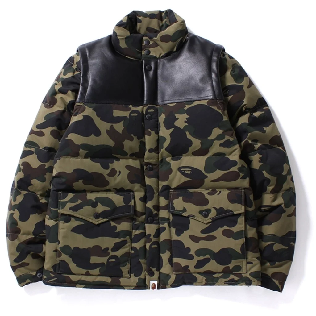 bape down vest