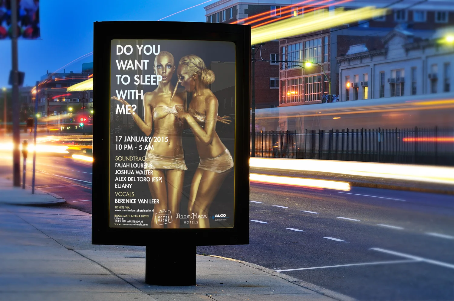 Room Mate Hotels billboard party