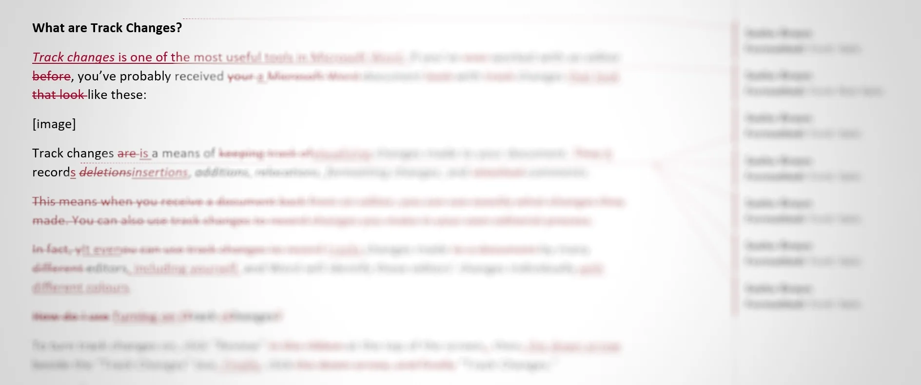 How to Use Track Changes in Microsoft Word