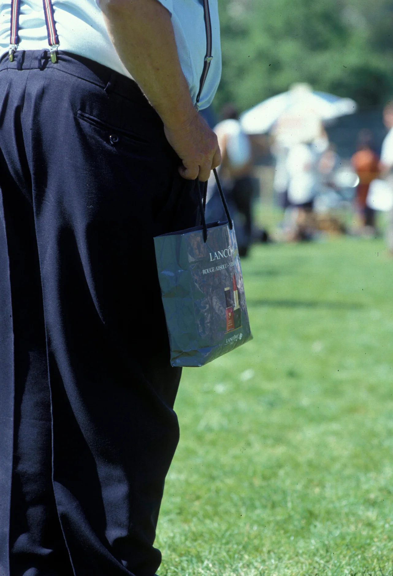 Lancôme am Schwingfest auf Diafilm
