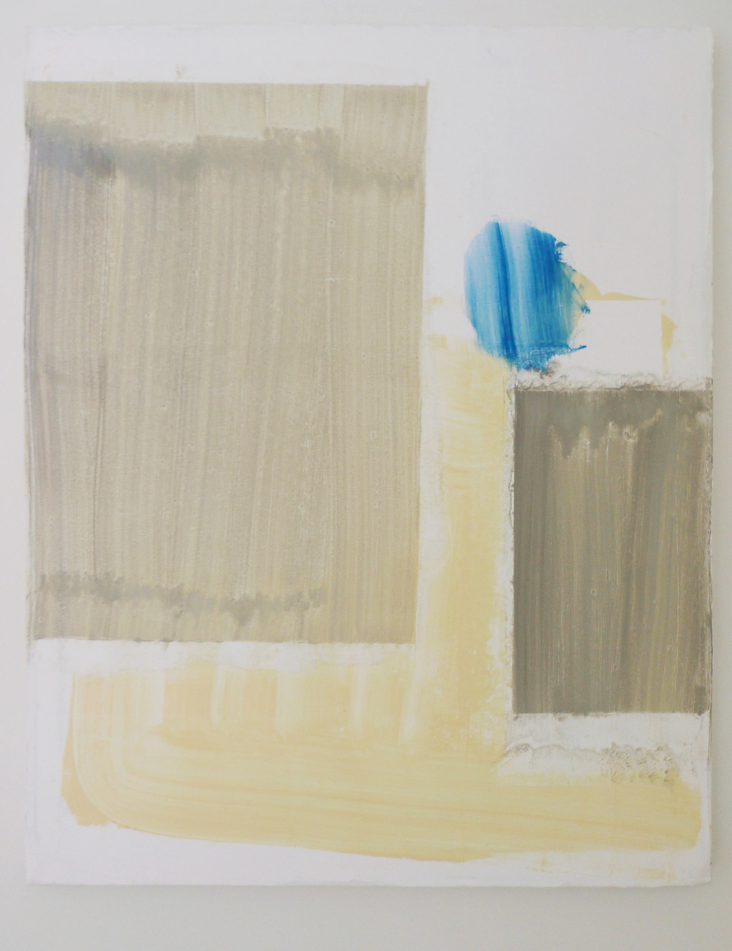 Simon Aldridge 2012 Gesso and oil paint on canvas
