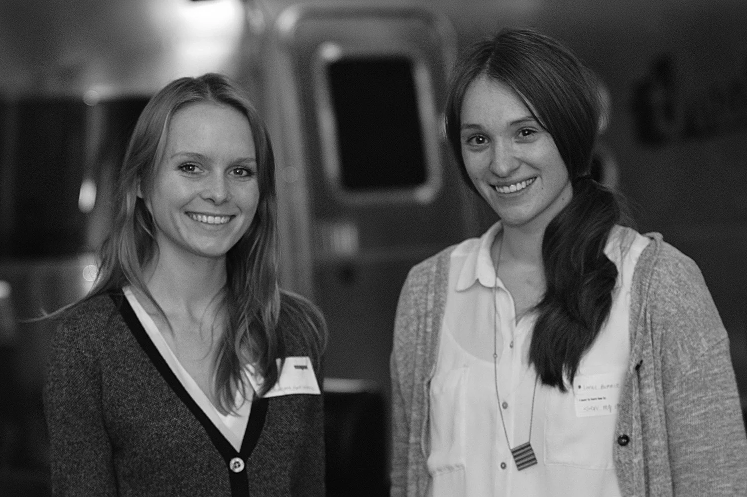 Designers Crystal Hodges (left) and Linsey Burritt of INDO