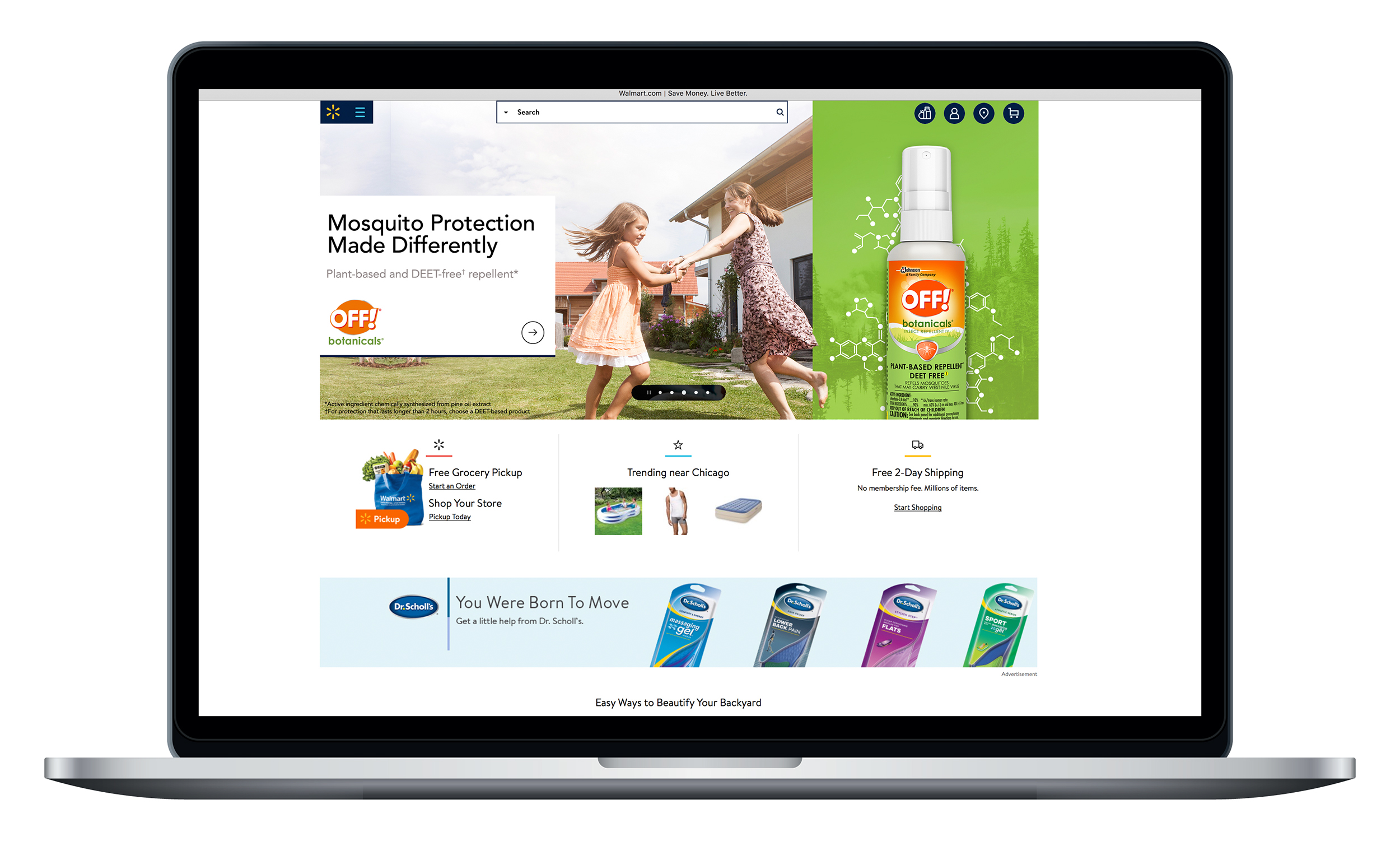 Walmart.com hero banner