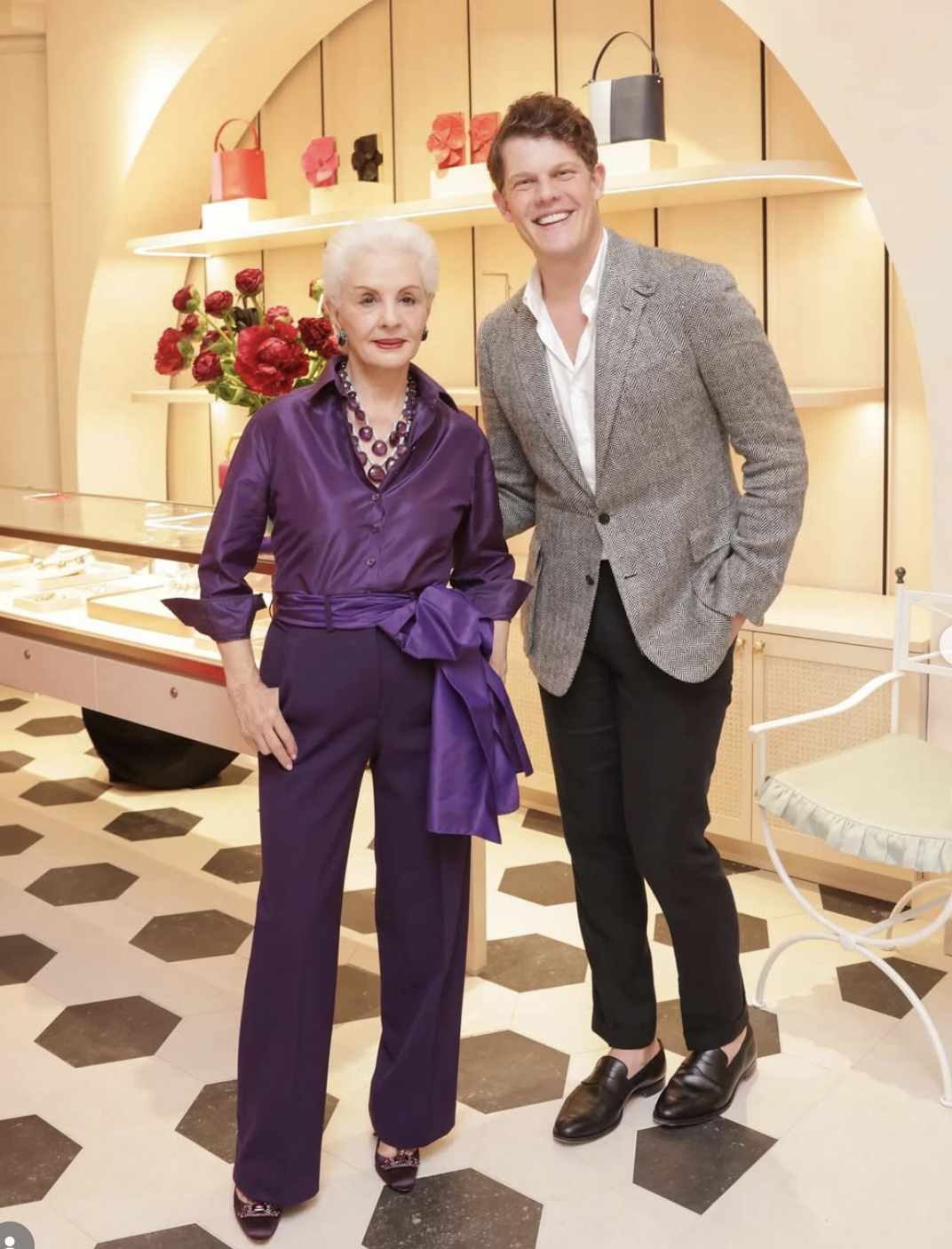 Carolina Herrera and Wes Gordon