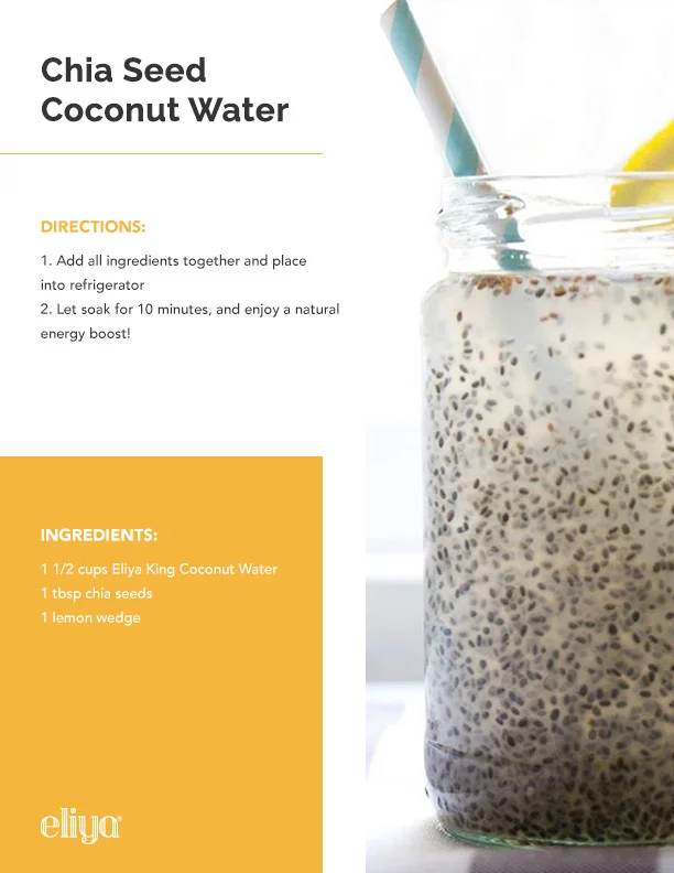 Chia Seed Coconut Water — Eliya