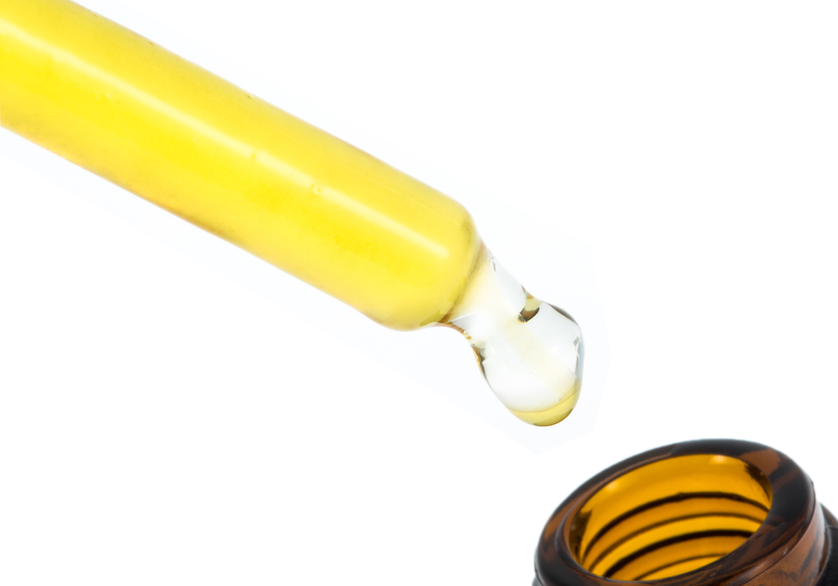 Notre huile CBD couleur miel