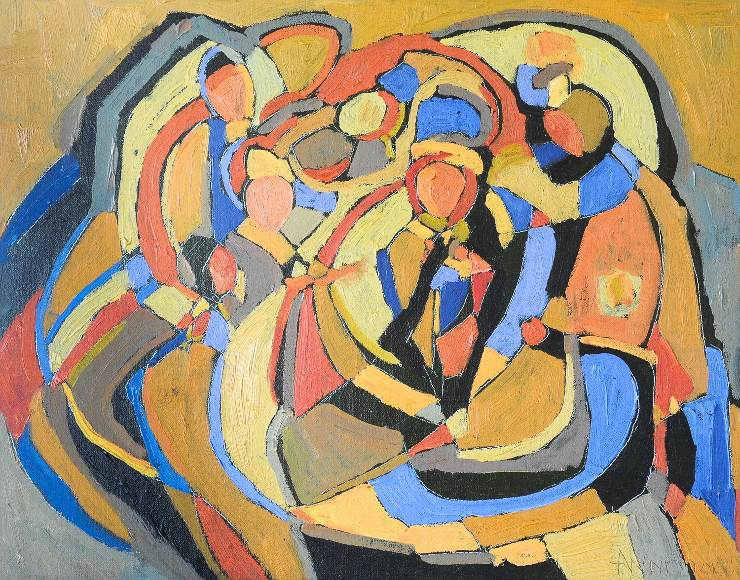Expresionist Figures | Oil on Canvas