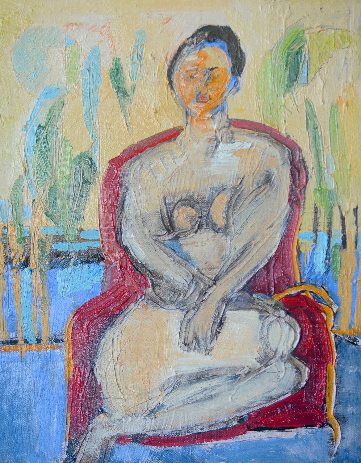 Untitled Figure | Oil on Canvas | 11 x 14"