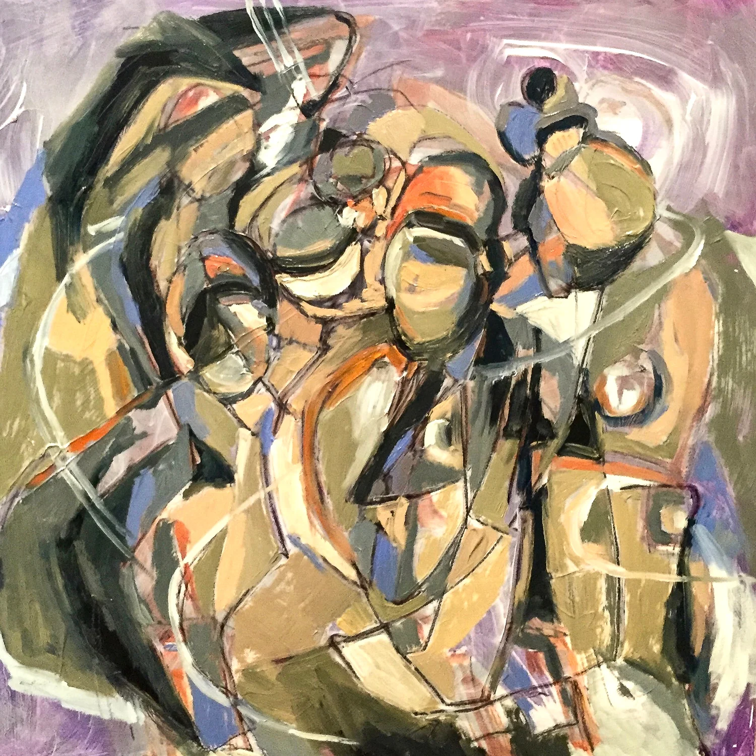 Abstract | Oil on Canvas | 18 x 18"