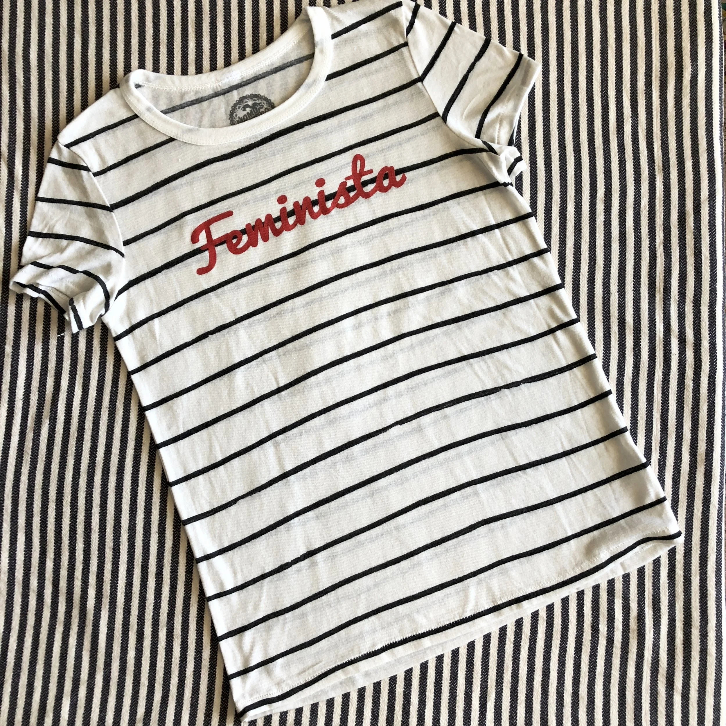 Women's Feminista Striped Short-Sleeved tee