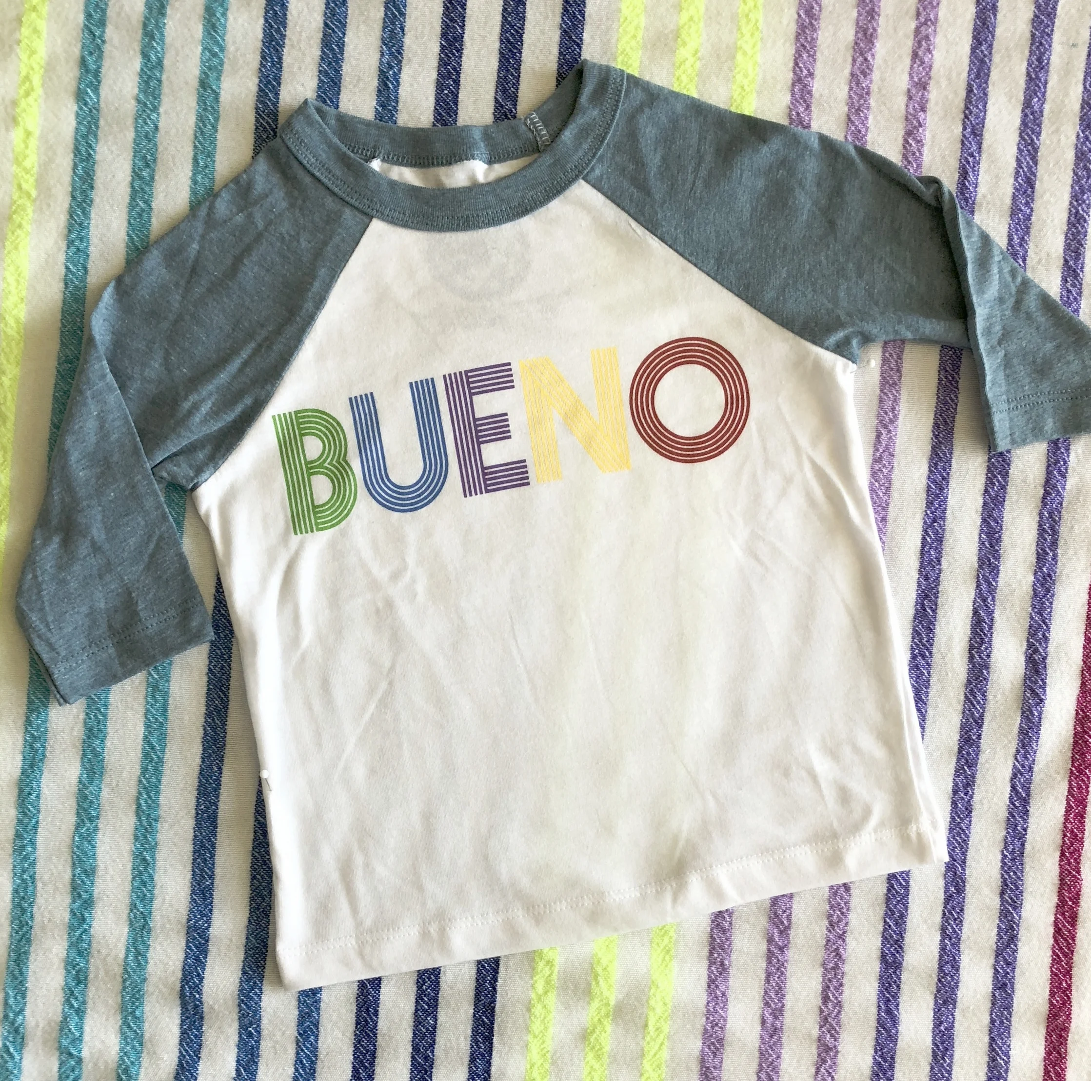 Toddler Baseball "Bueno" Tee