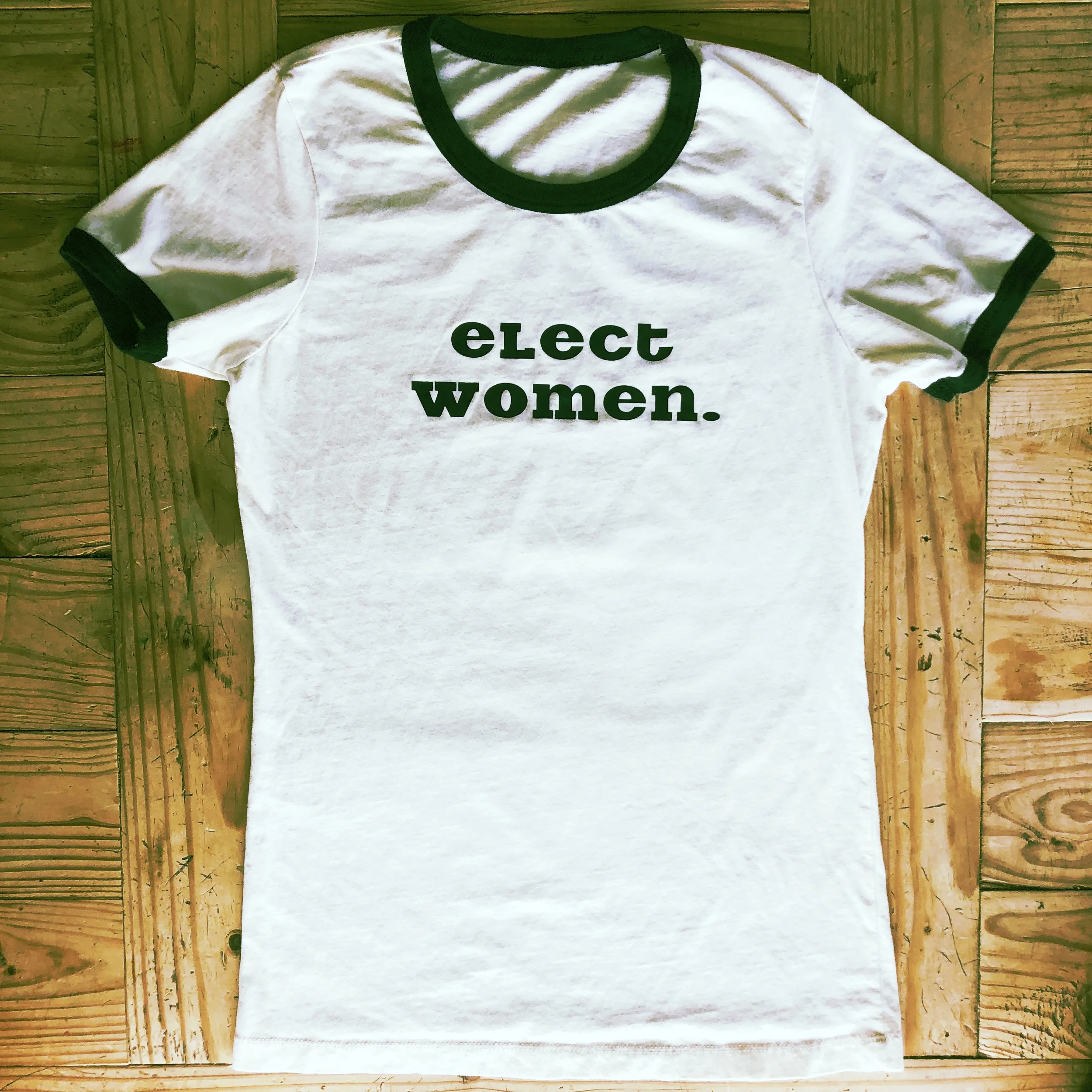 Limited Edition Women's "Elect Women" Ringer Tee