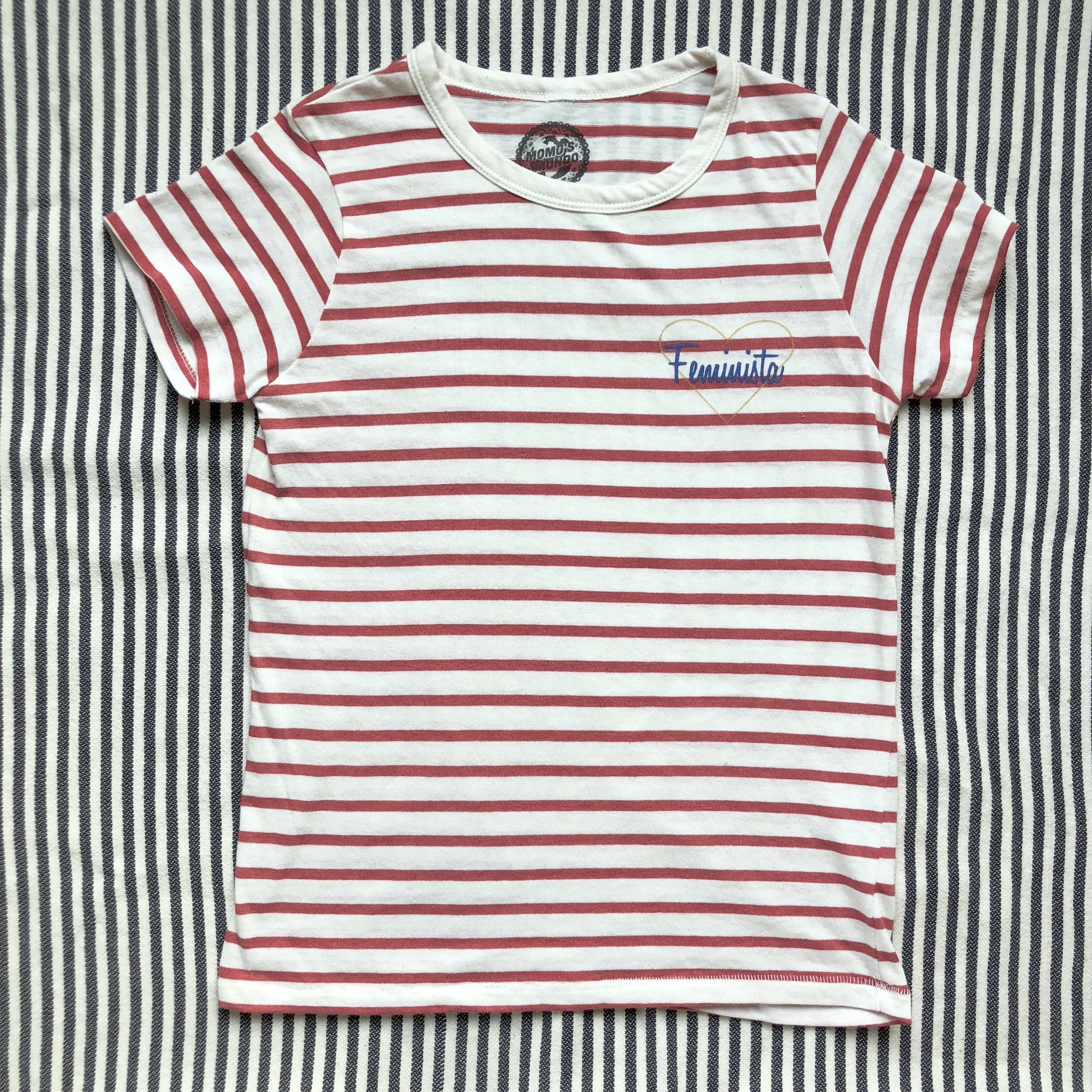 Women's FEMINISTA Short-Sleeve Striped Tee