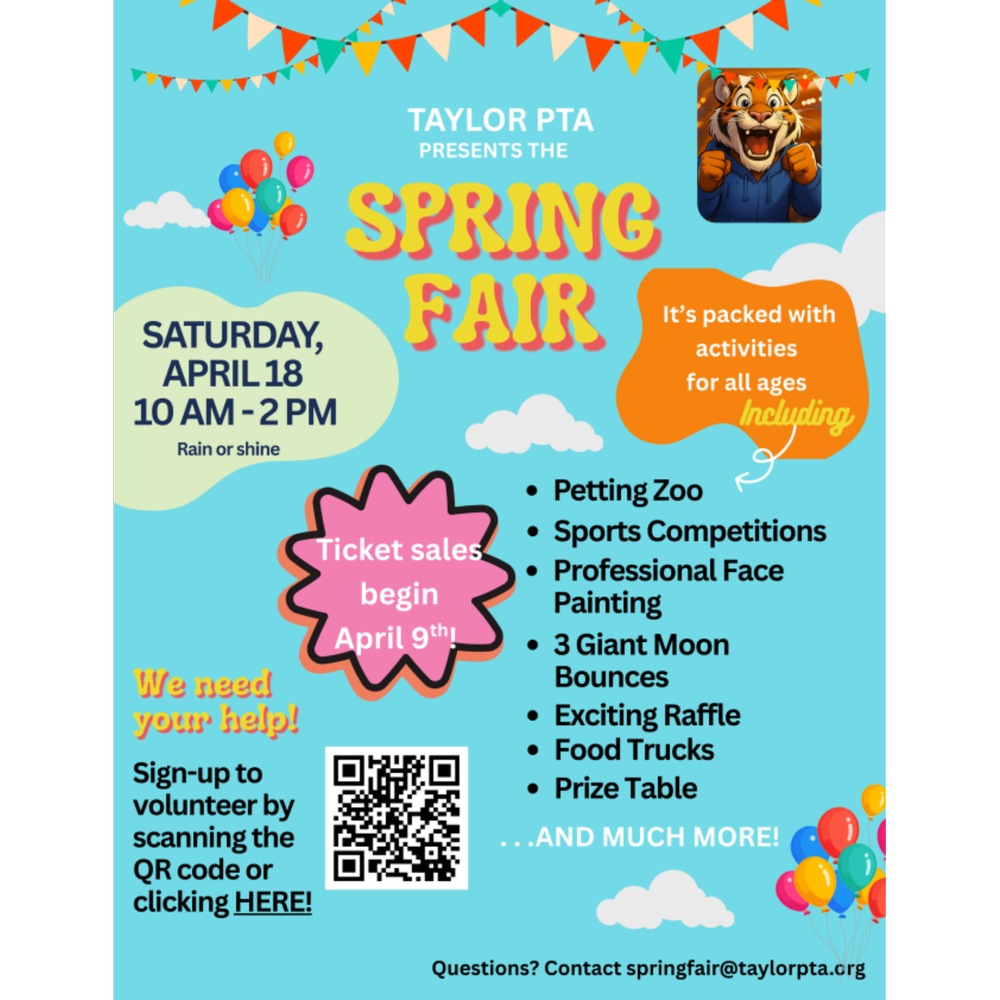 Spring Fair — Taylor PTA