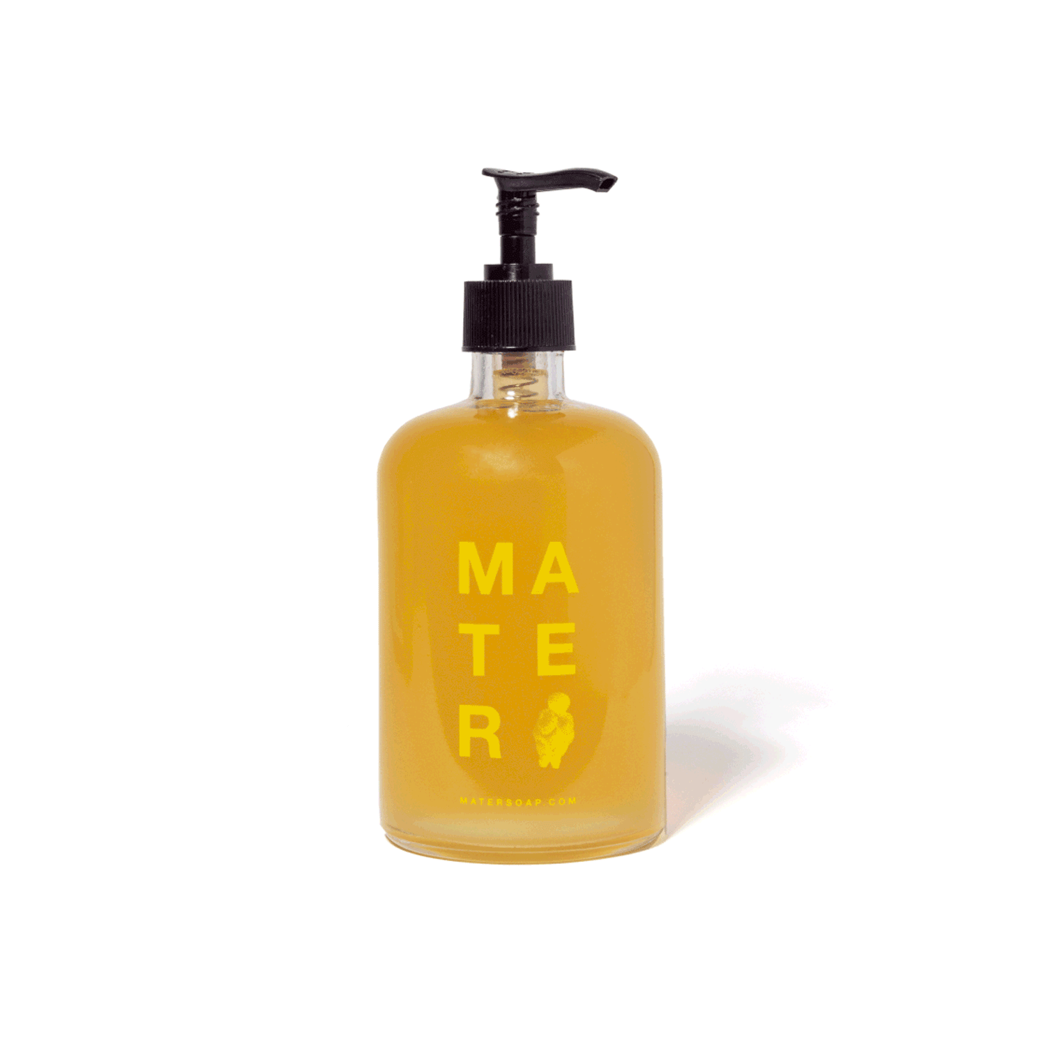 Hand &amp; Body Glass Bottle by Mater Soap