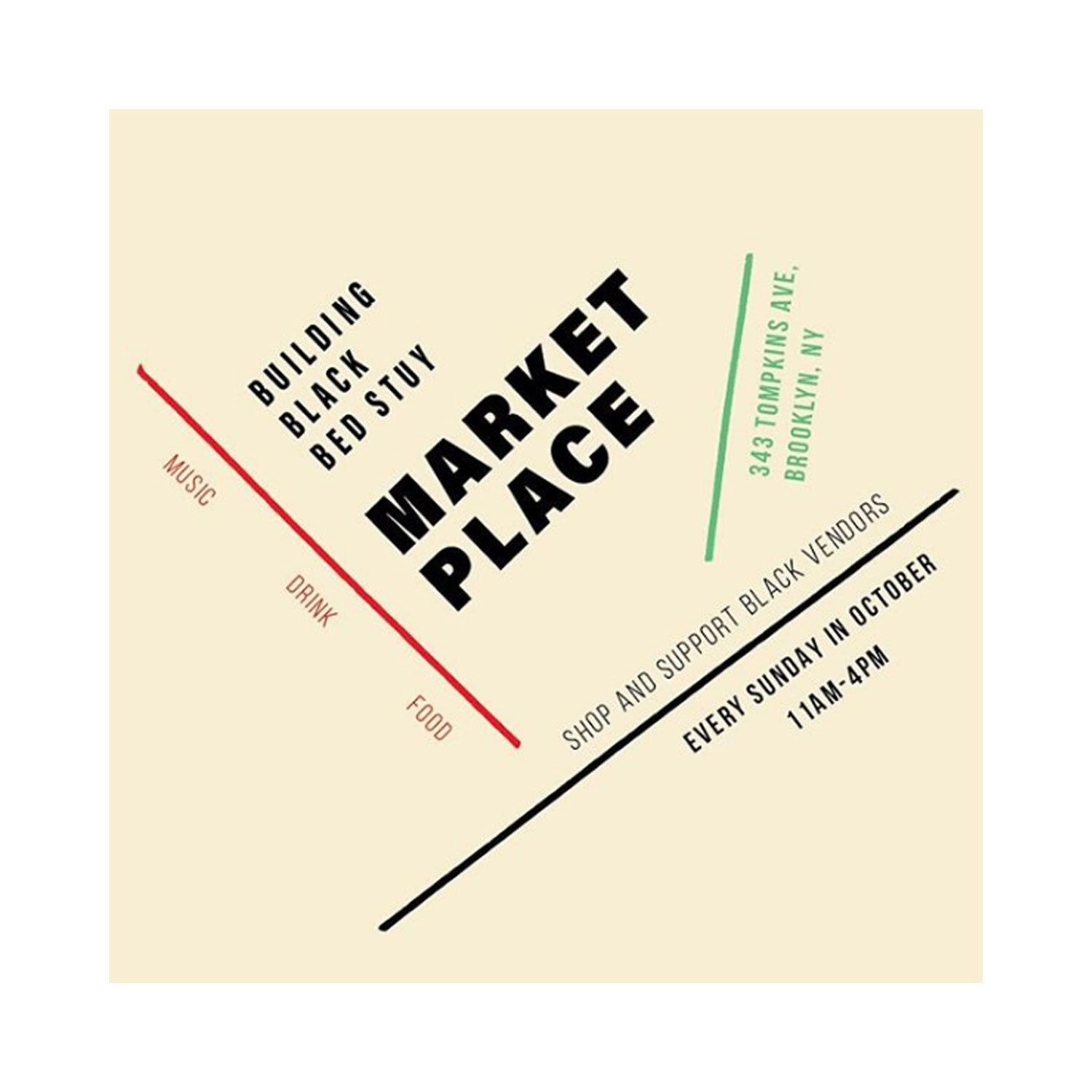 Building Black Bed-Stuy Marketplace Launch, October 4
