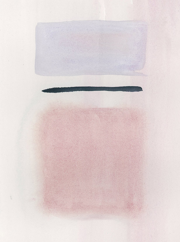 "RARE" - Watercolor on Paper, 8" x 10"